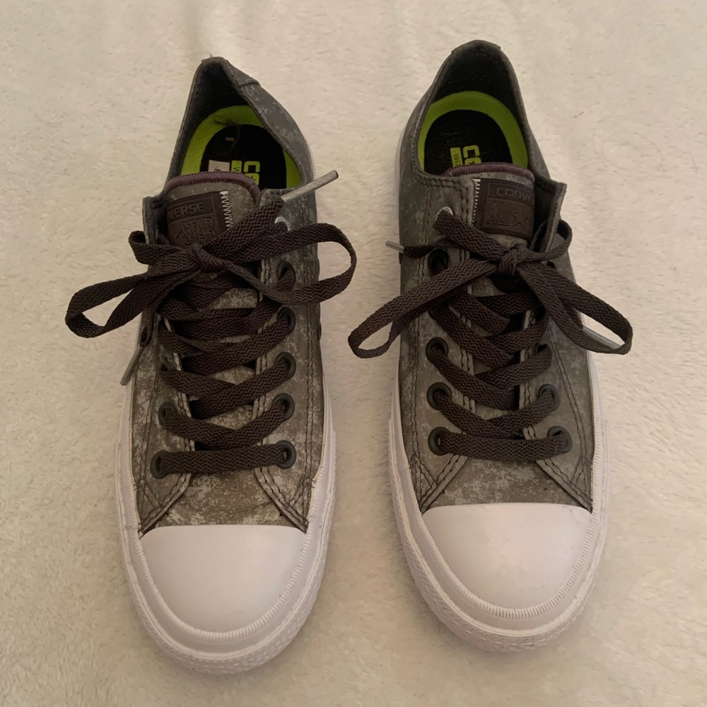 Gray Converse All Star with Lunarlon soles